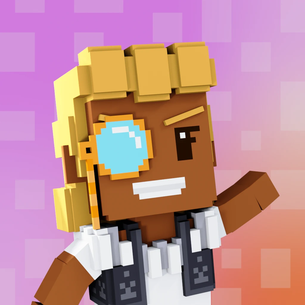 Pirate #314 voxel render
