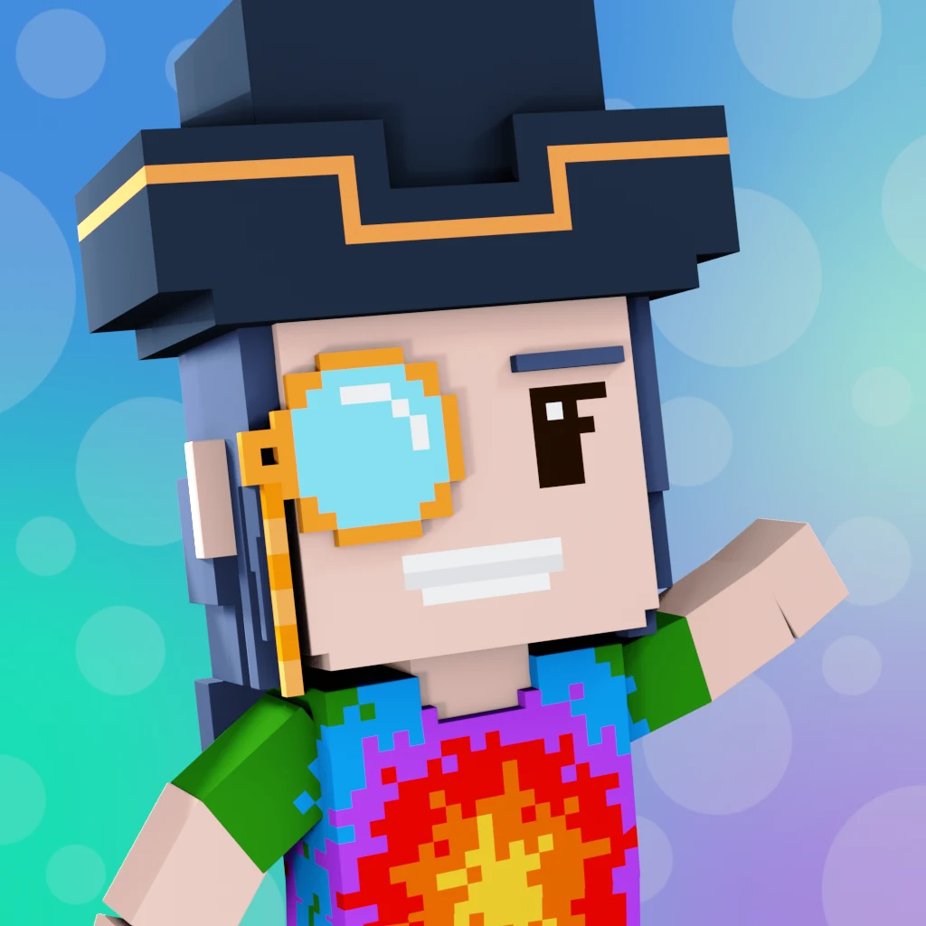 Pirate #3140 voxel render