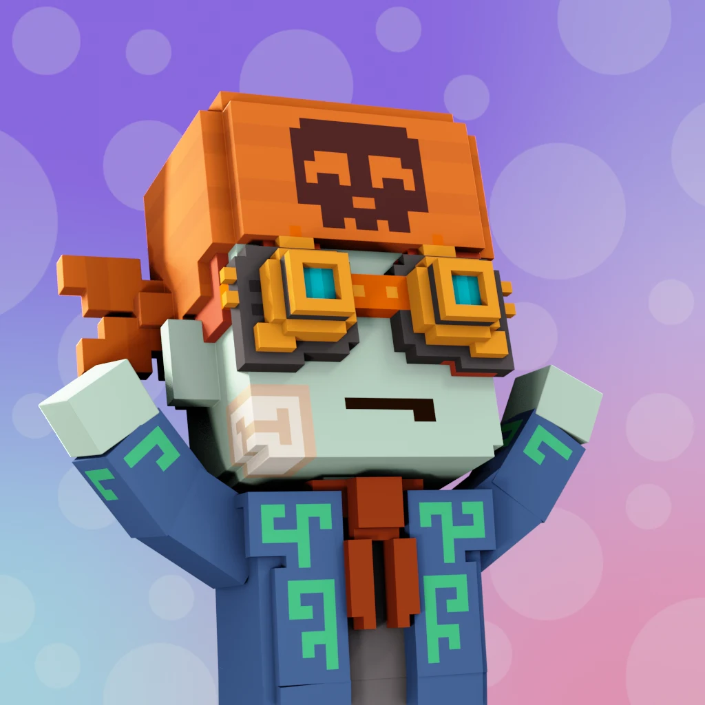 Pirate #3141 voxel render
