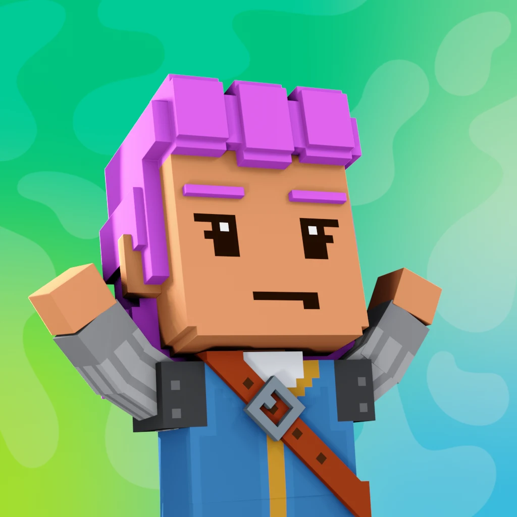 Pirate #3146 voxel render