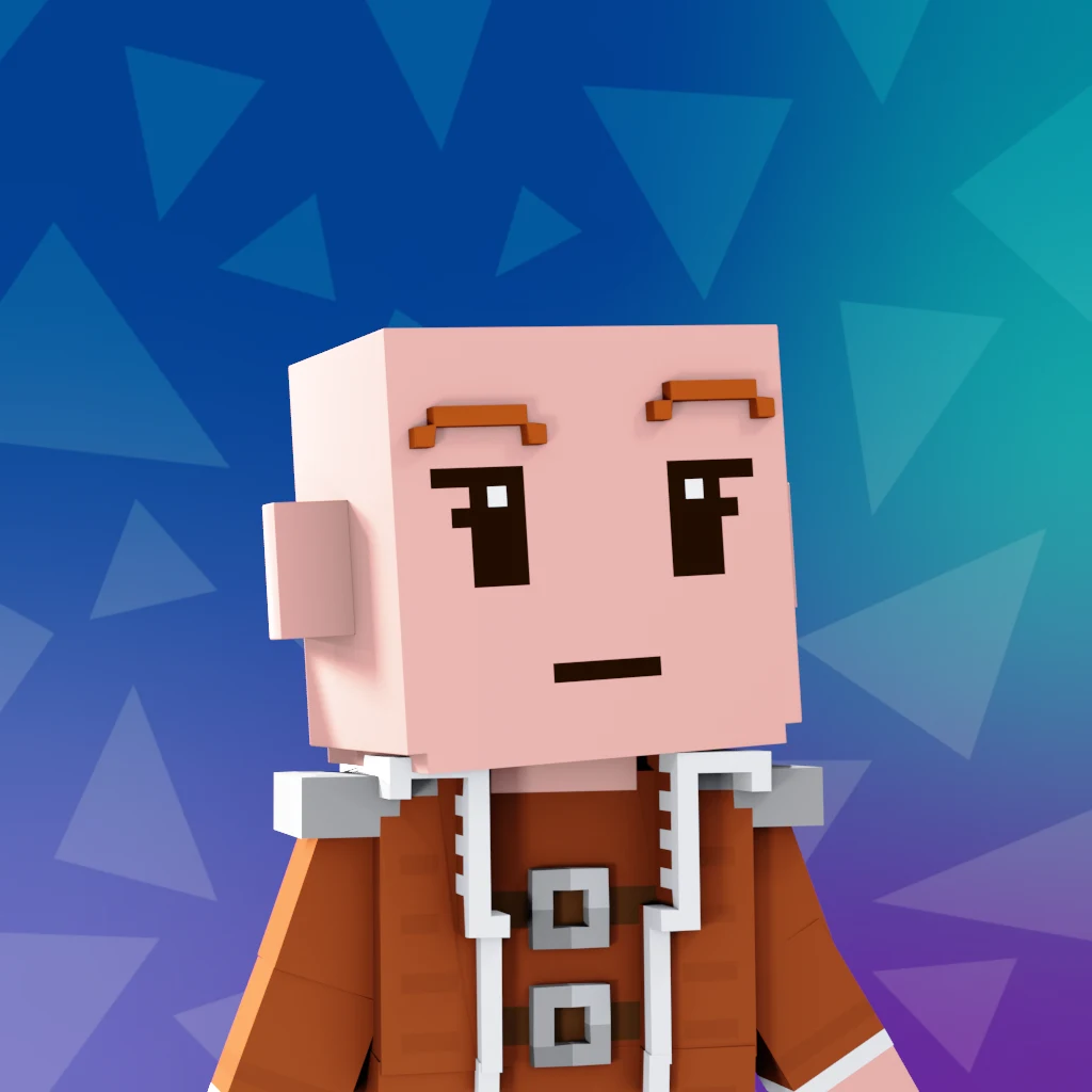 Pirate #3147 voxel render