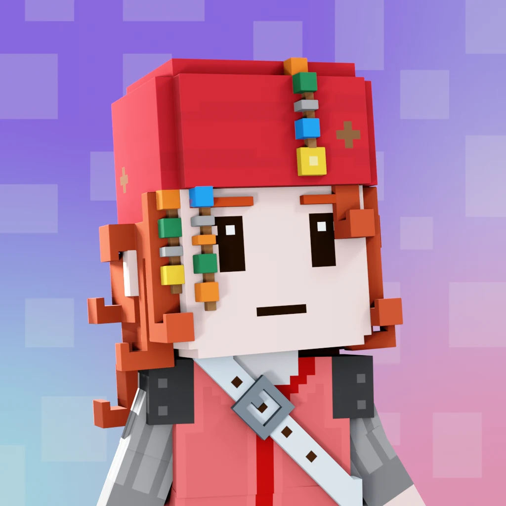 Pirate #3148 voxel render