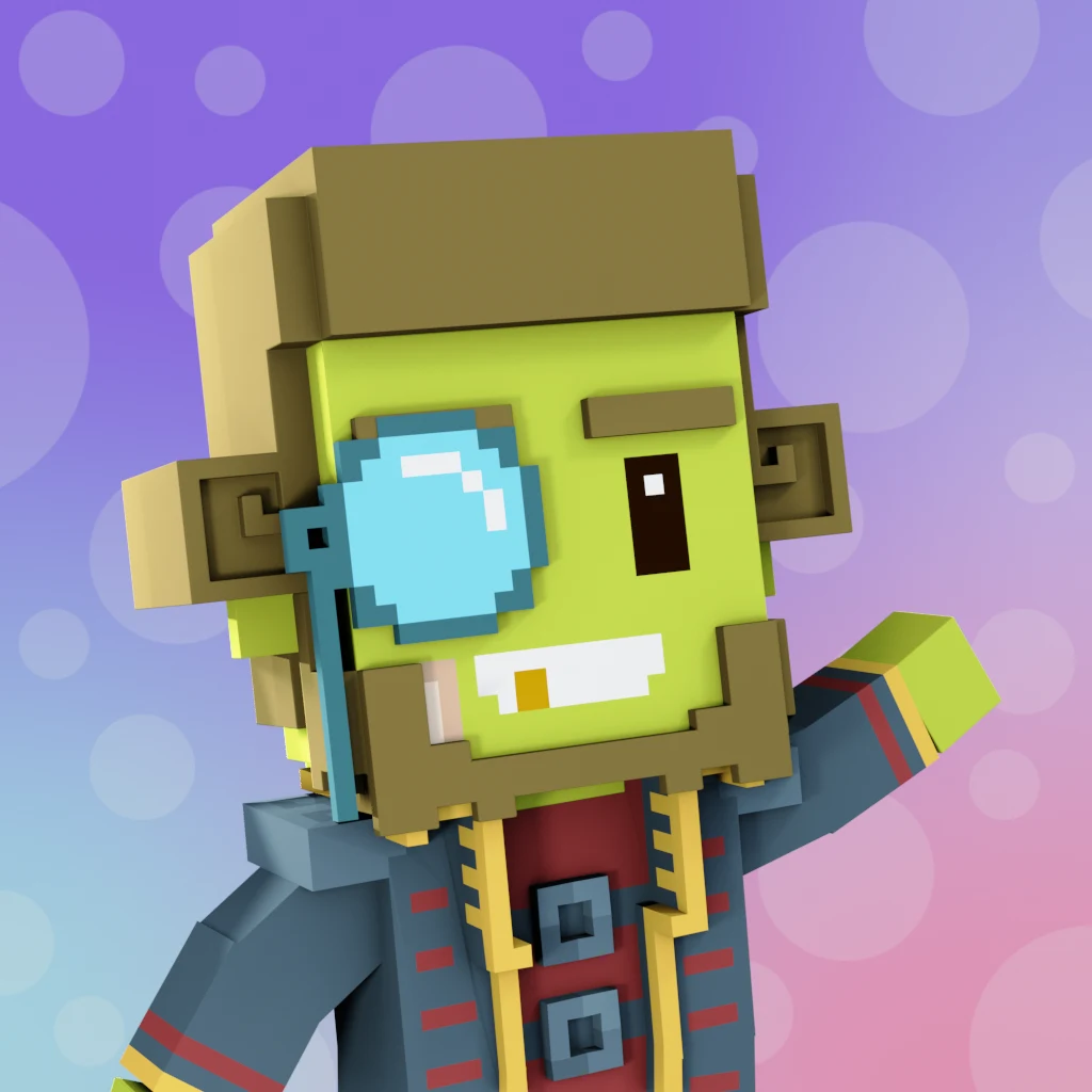 Pirate #3151 voxel render