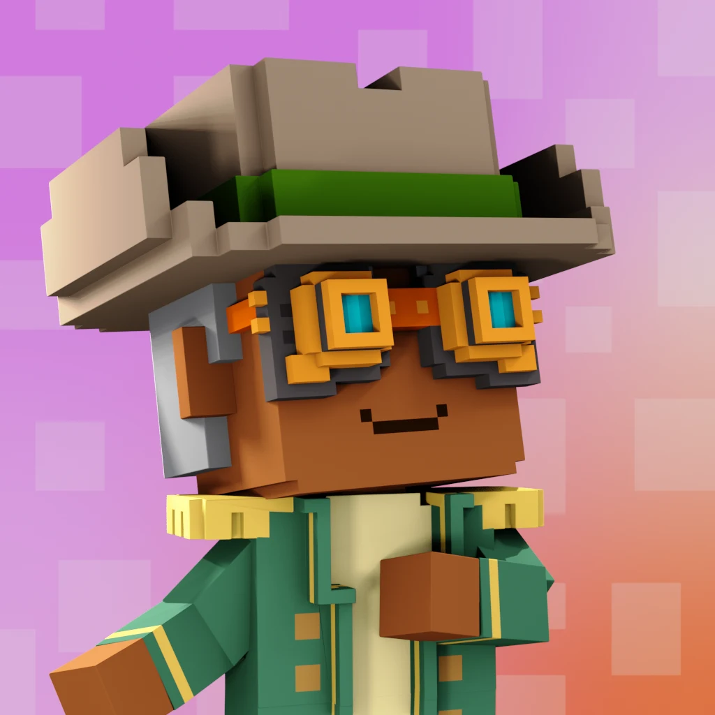 Pirate #3152 voxel render