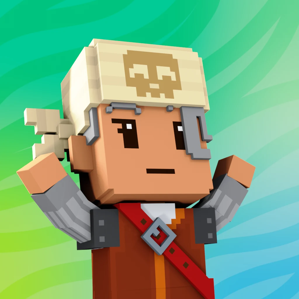 Pirate #3154 voxel render