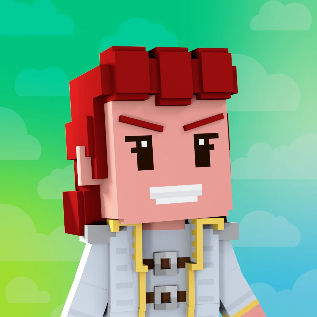 Pirate #3156 voxel render