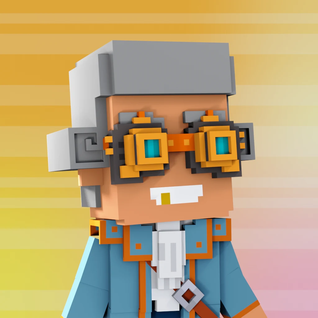 Pirate #3160 voxel render