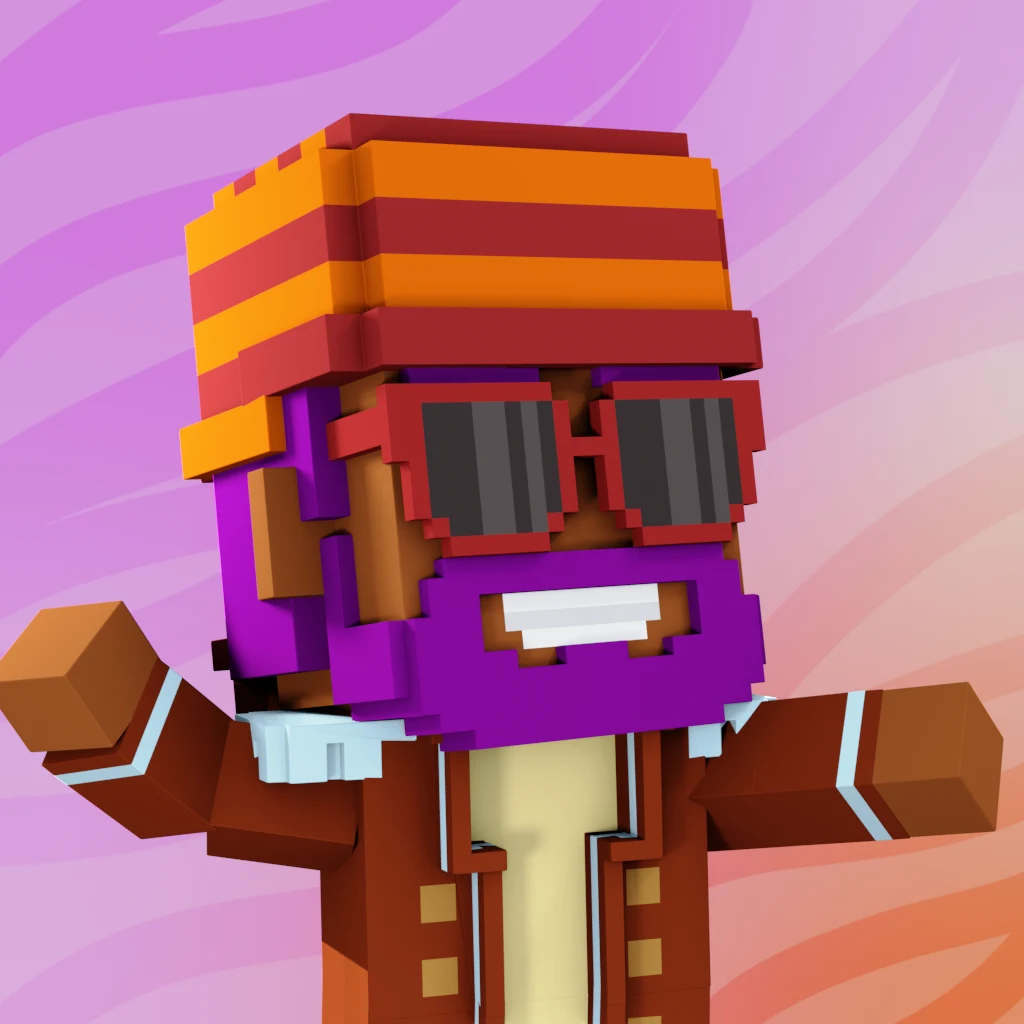 Pirate #3161 voxel render