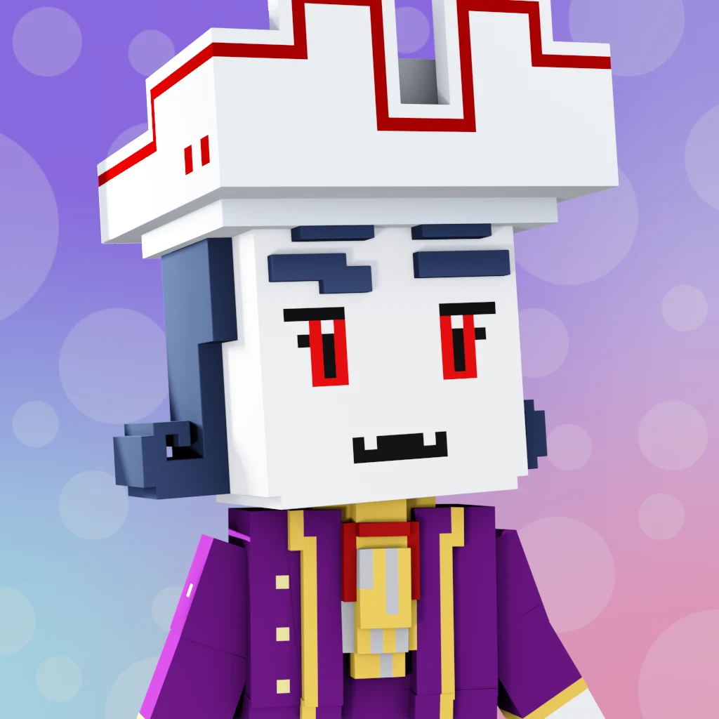 Pirate #3165 voxel render
