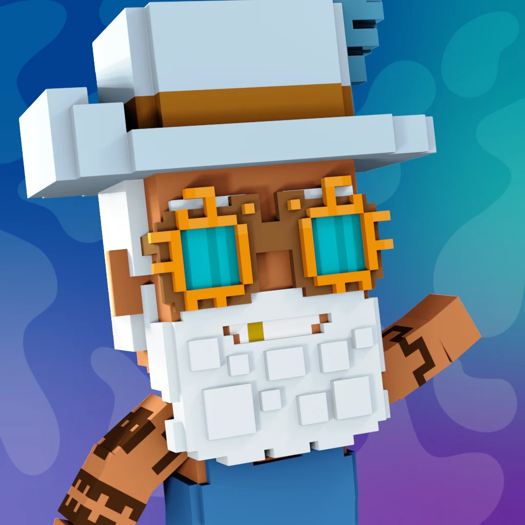 Pirate #3169 voxel render