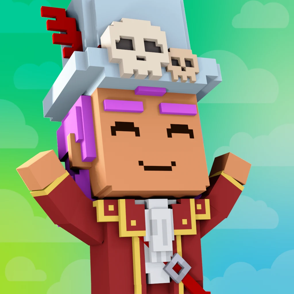 Pirate #3171 voxel render