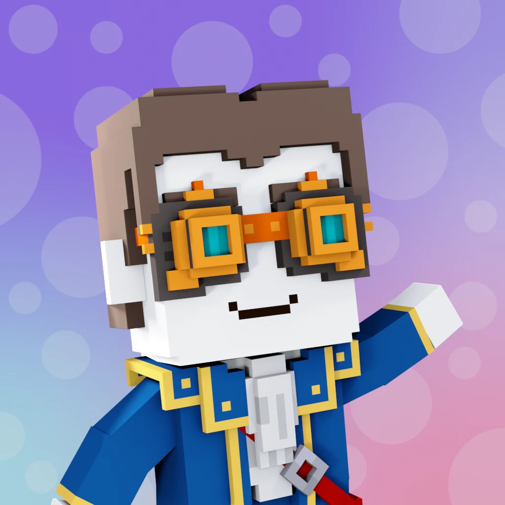 Pirate #3174 voxel render