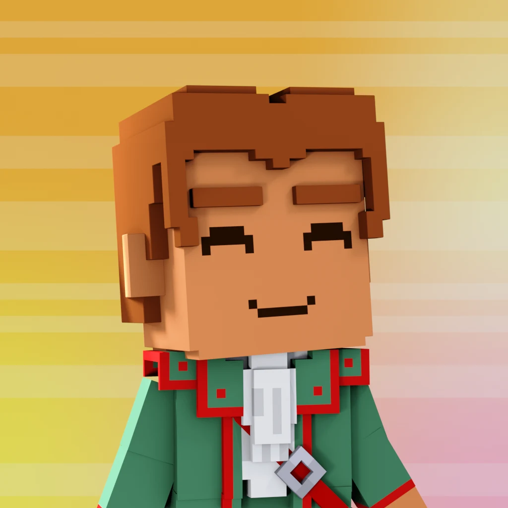 Pirate #3175 voxel render