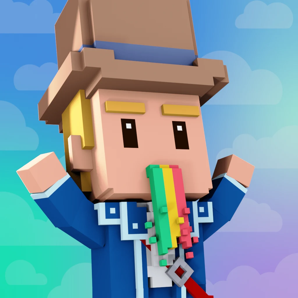 Pirate #3176 voxel render