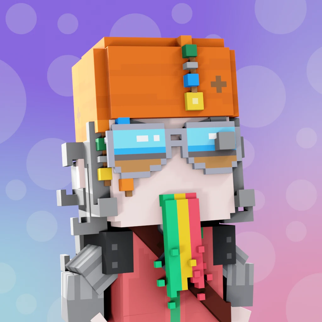 Pirate #3178 voxel render
