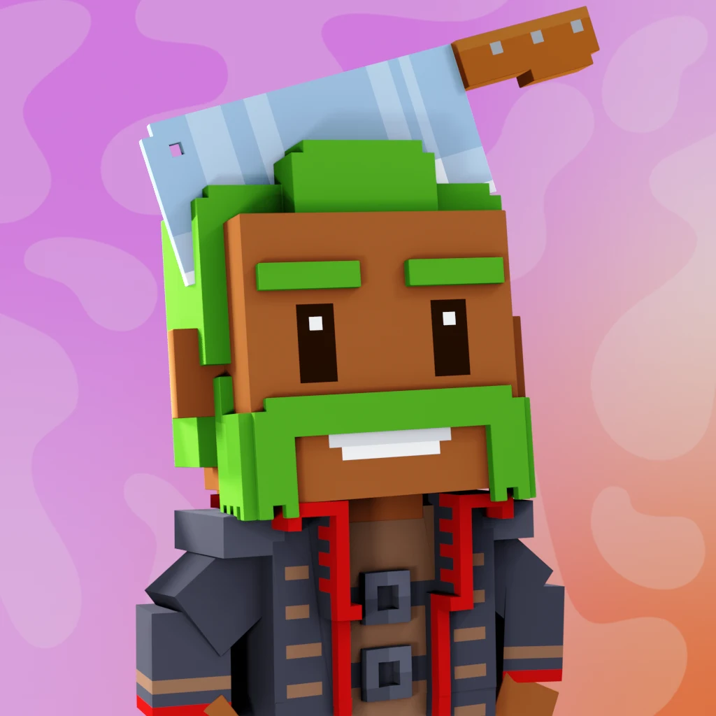 Pirate #318 voxel render
