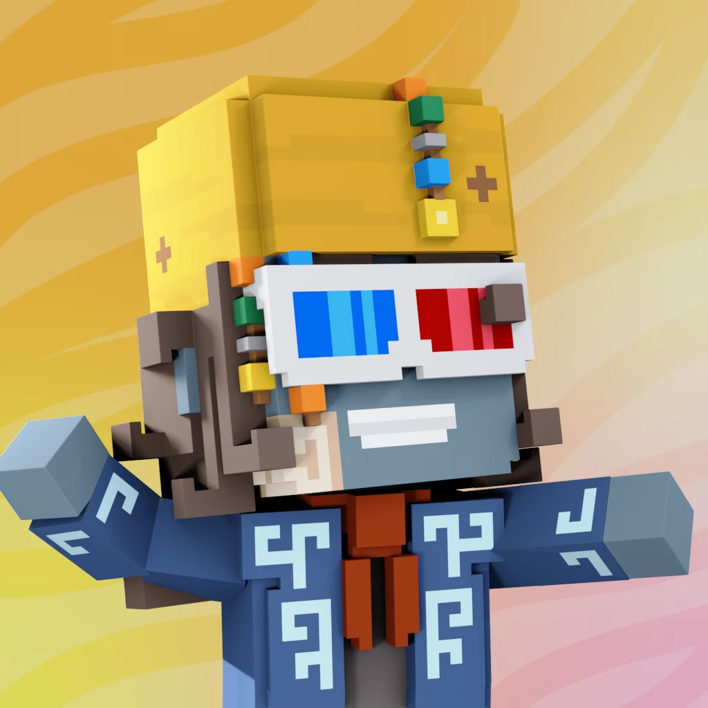 Pirate #3184 voxel render