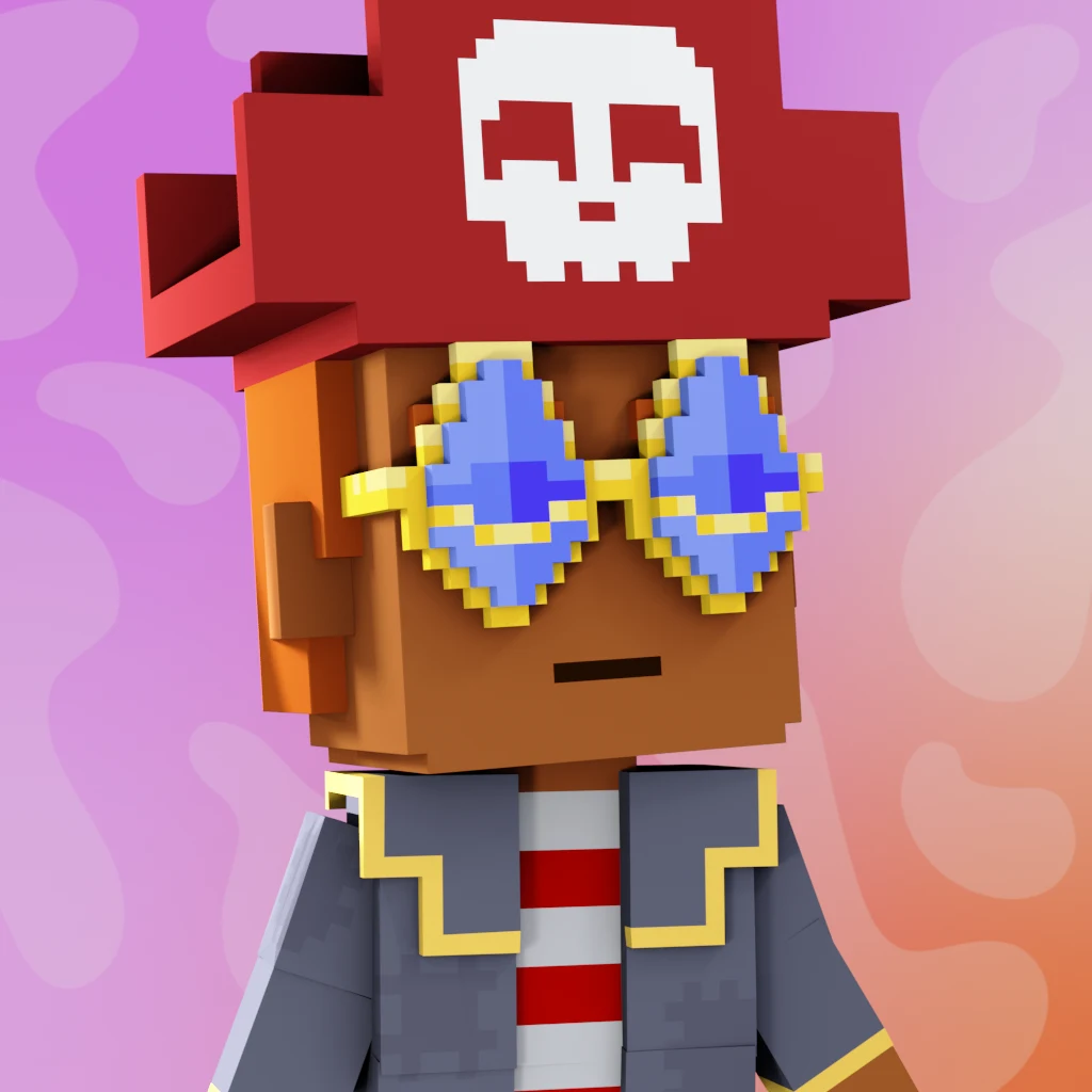 Pirate #3190 voxel render