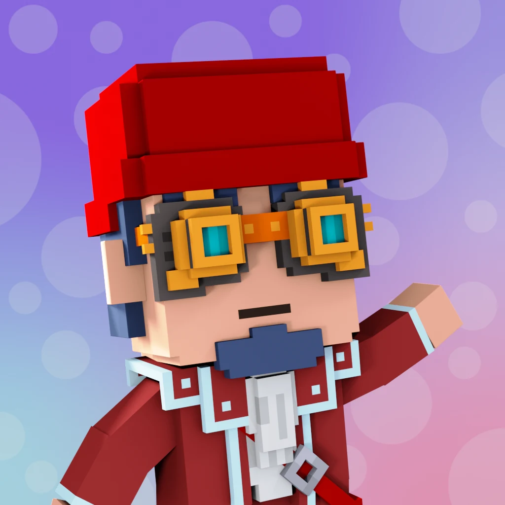 Pirate #3191 voxel render