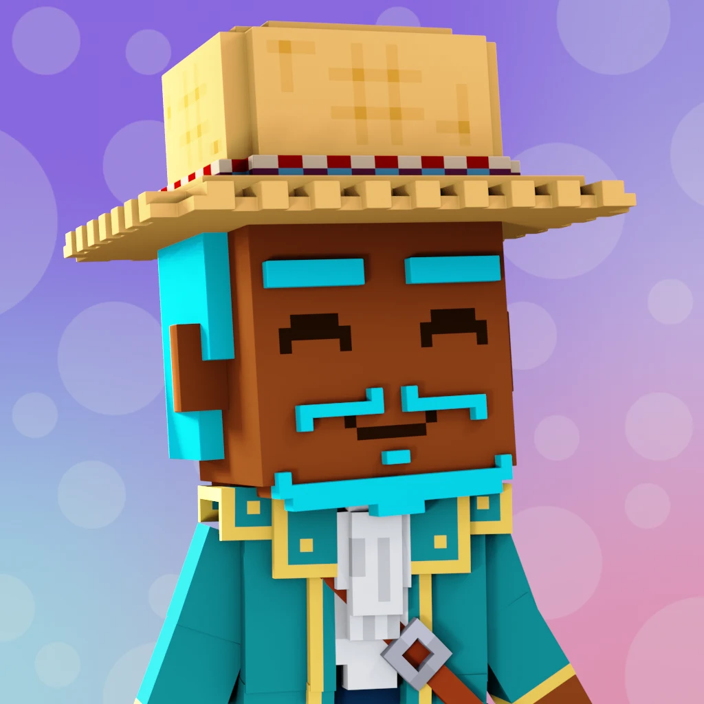Pirate #3192 voxel render