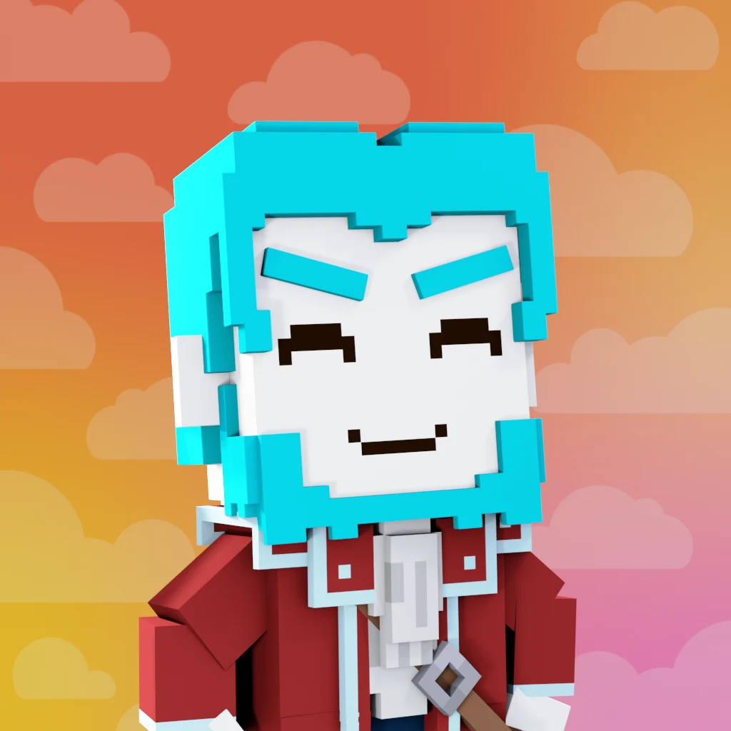 Pirate #3194 voxel render
