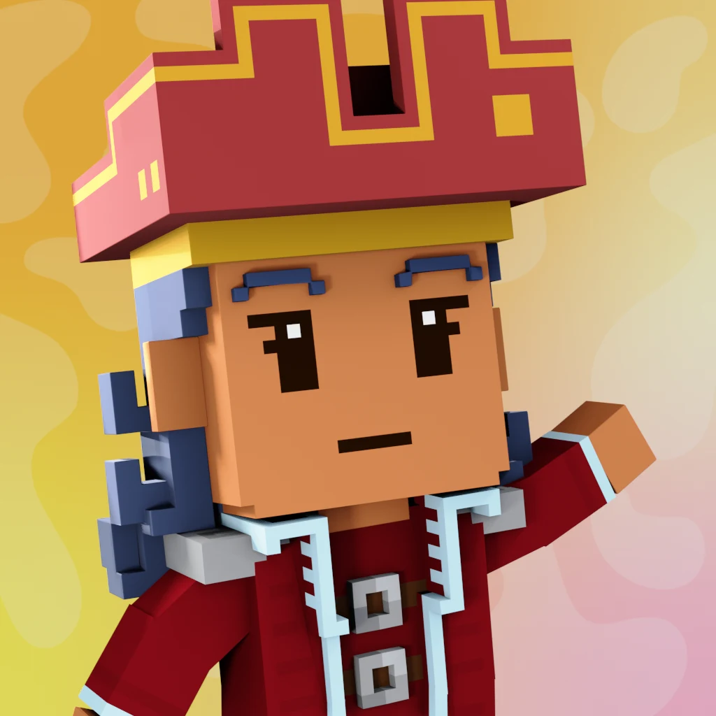 Pirate #32 voxel render