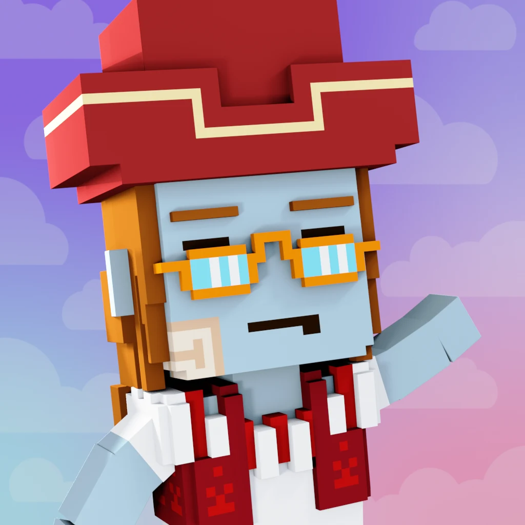 Pirate #320 voxel render