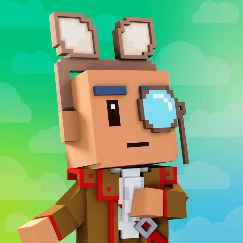 Pirate #3202 voxel render