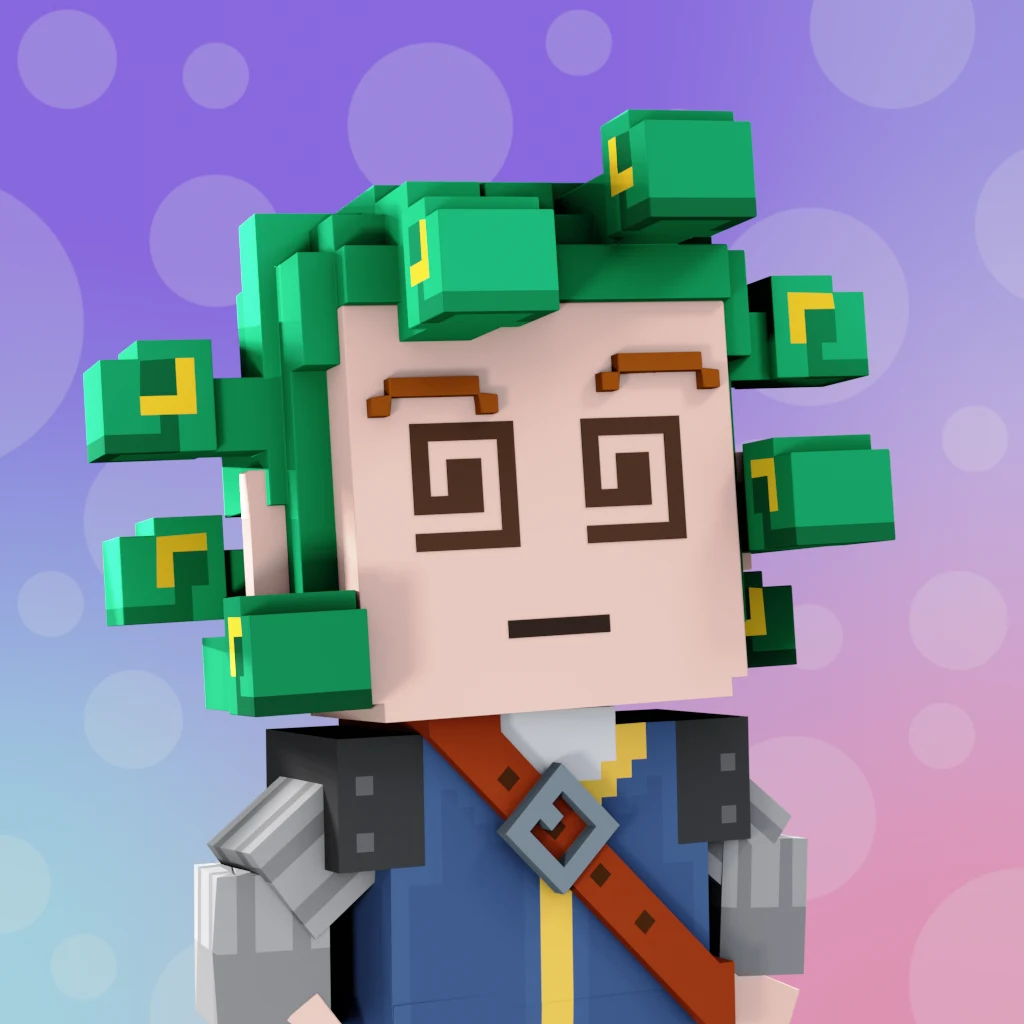 Pirate #3204 voxel render