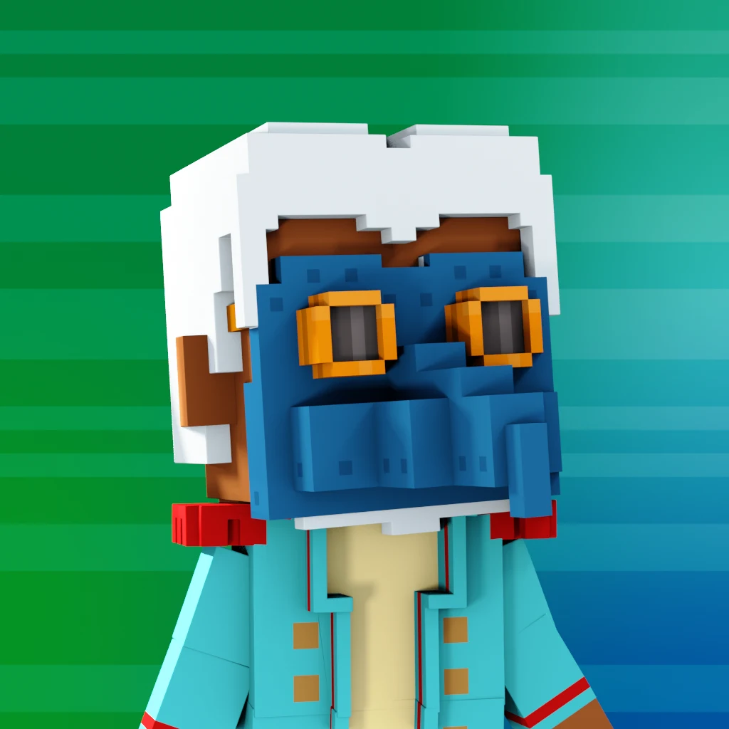 Pirate #3205 voxel render