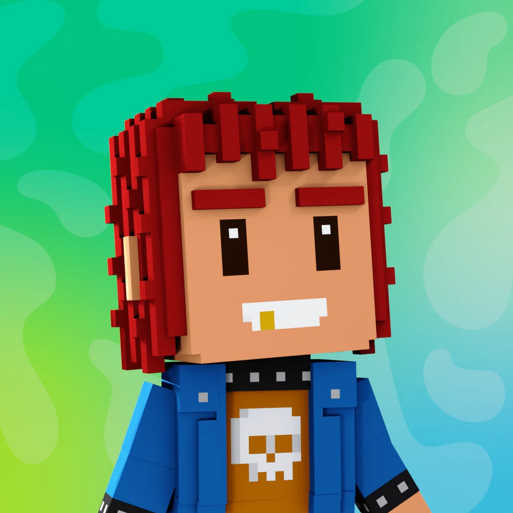 Pirate #3206 voxel render