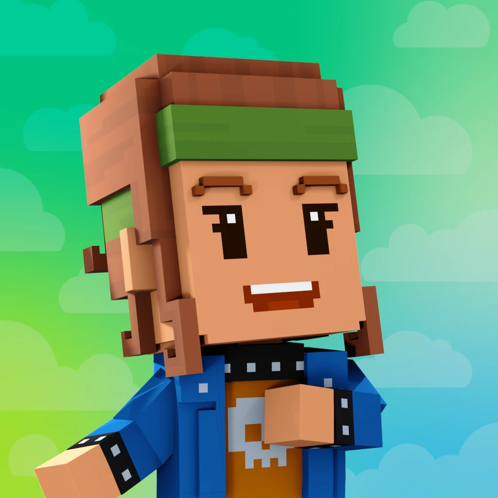 Pirate #3207 voxel render