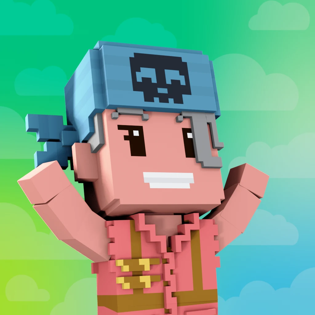 Pirate #321 voxel render