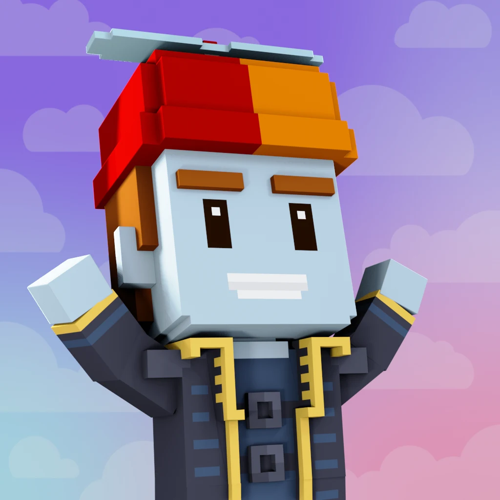 Pirate #3212 voxel render