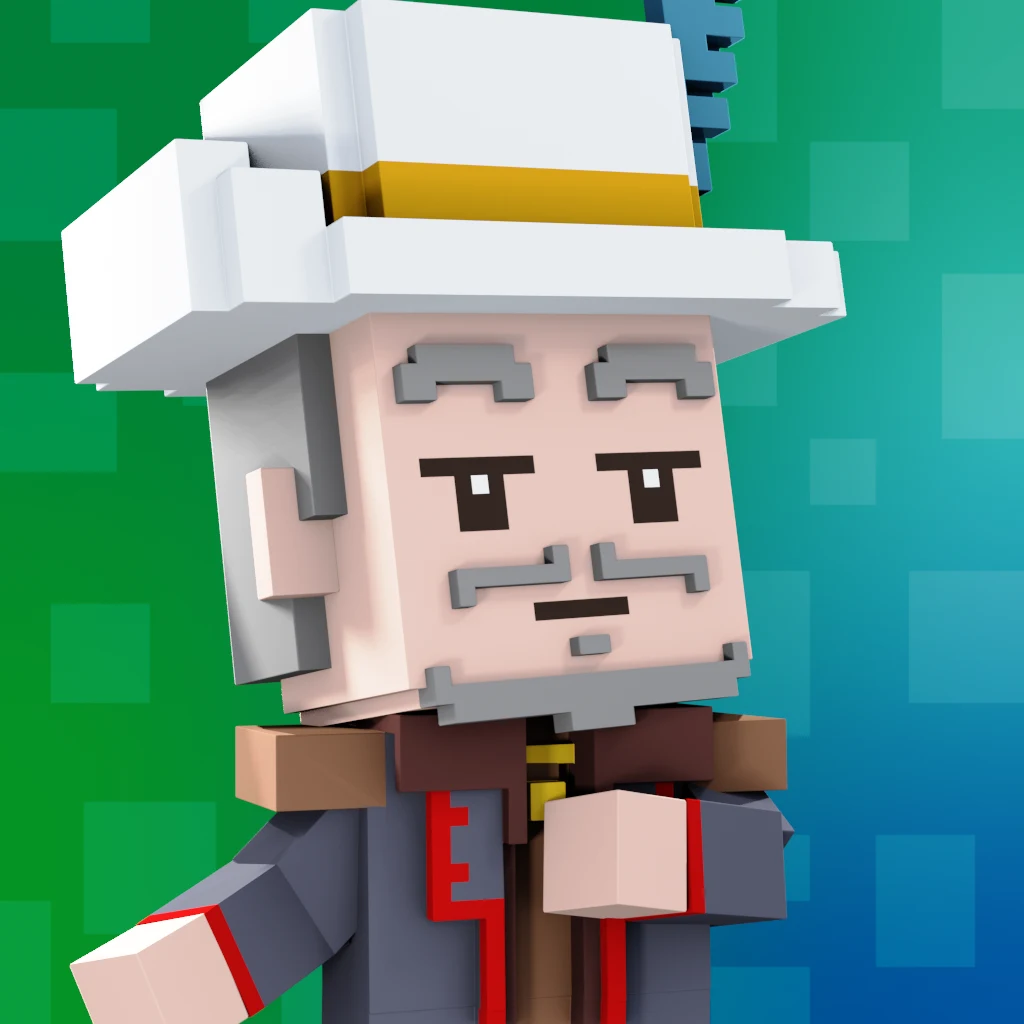 Pirate #3213 voxel render