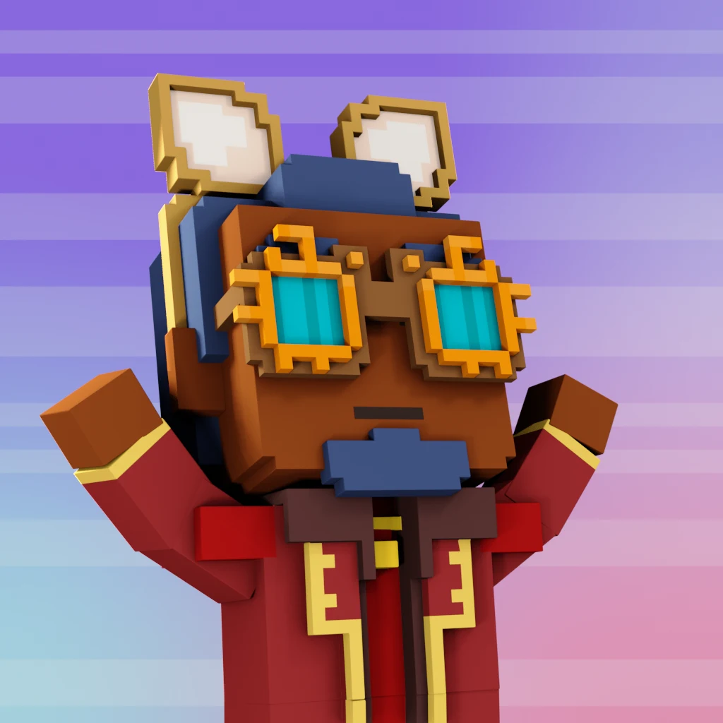 Pirate #3214 voxel render