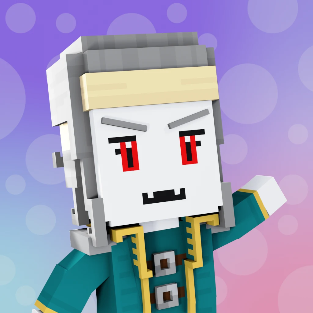 Pirate #3215 voxel render