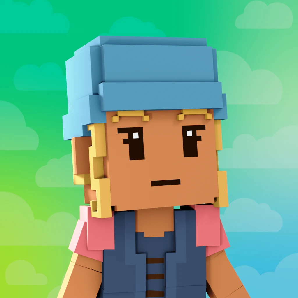 Pirate #3216 voxel render