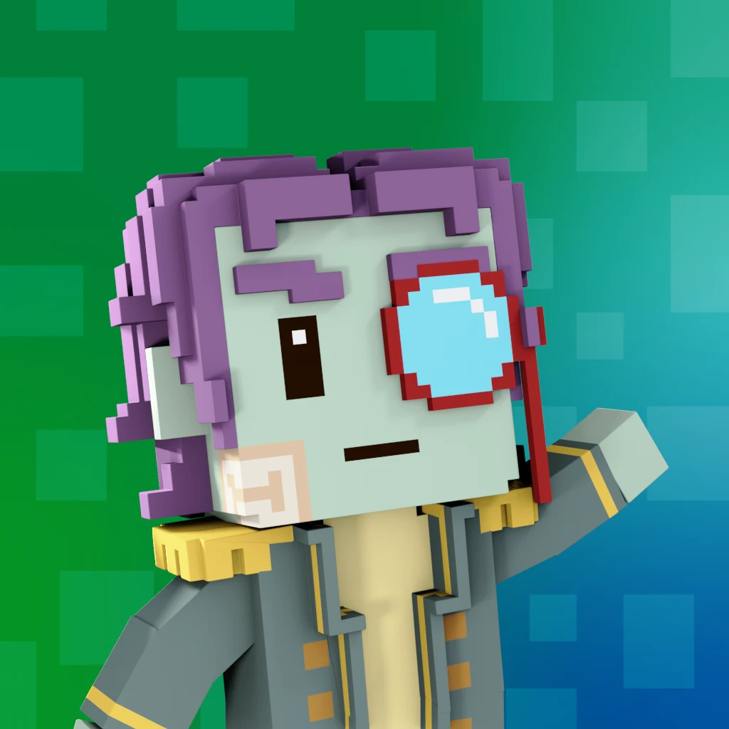 Pirate #3217 voxel render