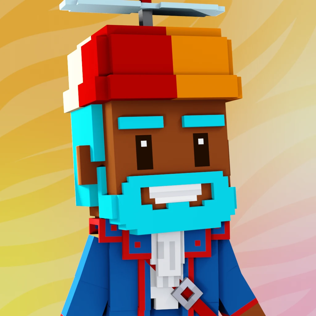 Pirate #322 voxel render