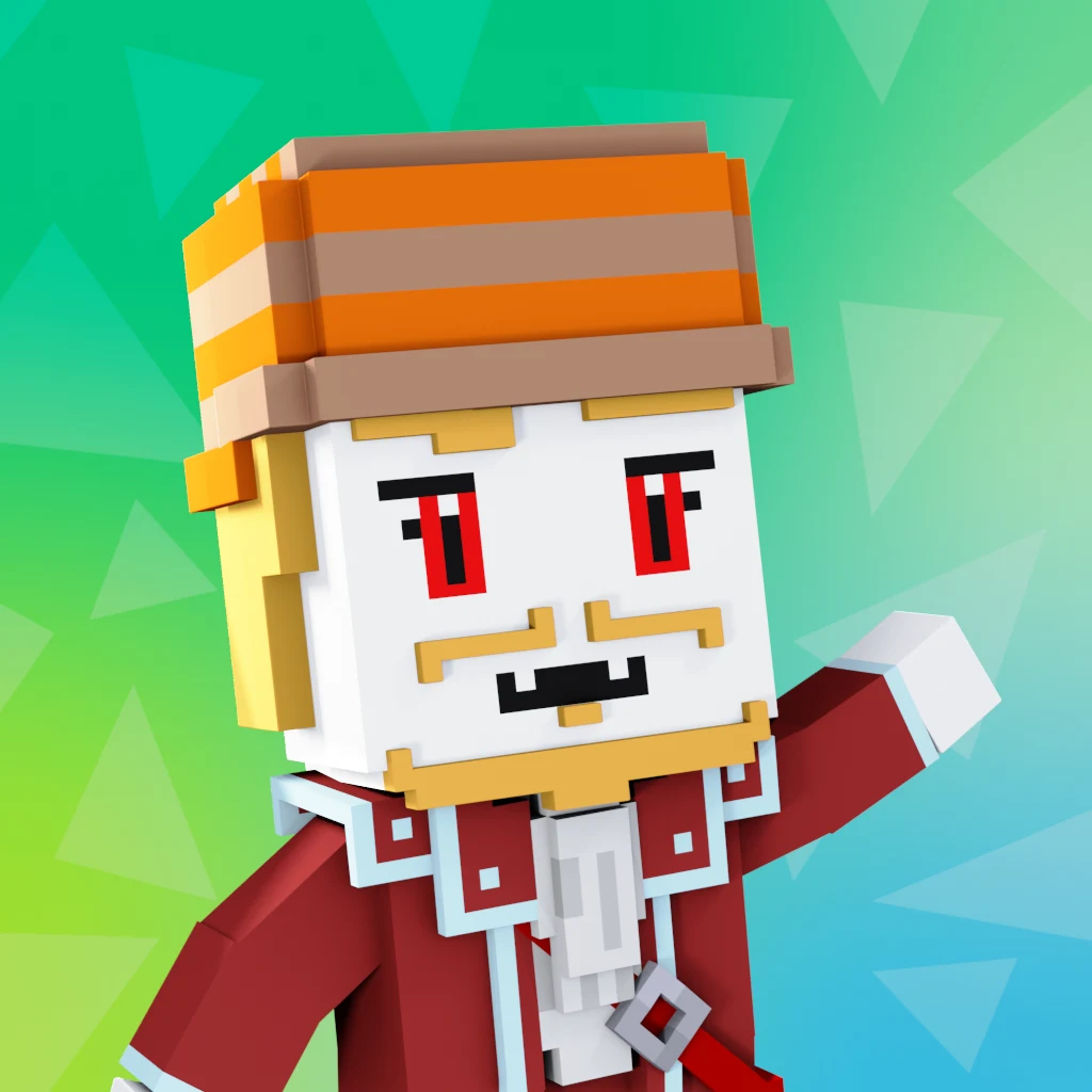 Pirate #3220 voxel render