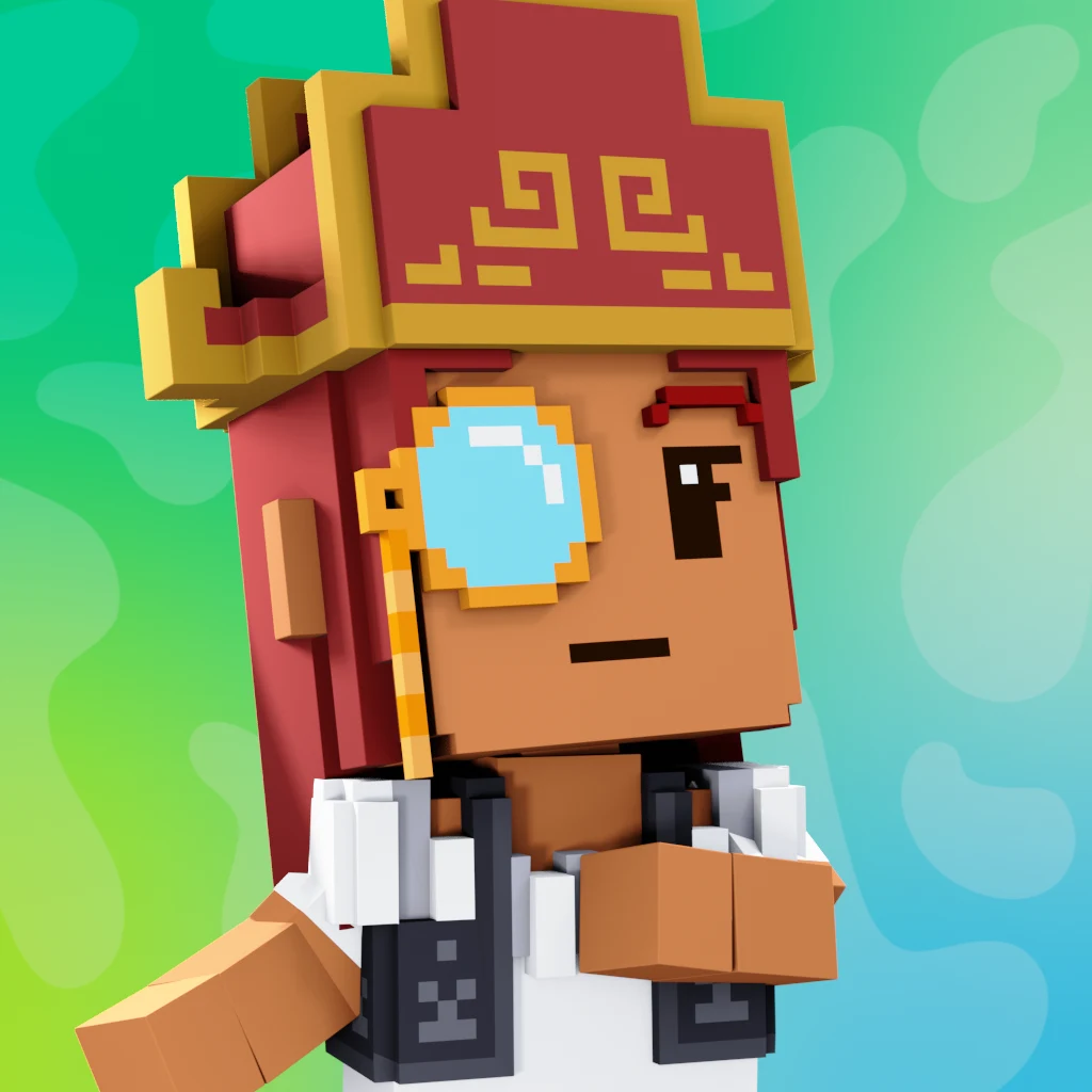 Pirate #3221 voxel render