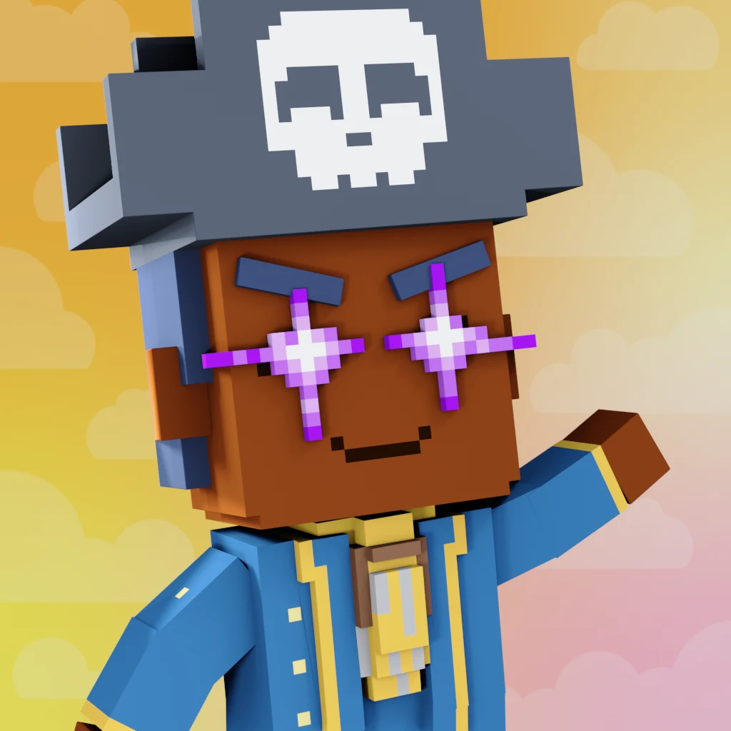Pirate #3223 voxel render