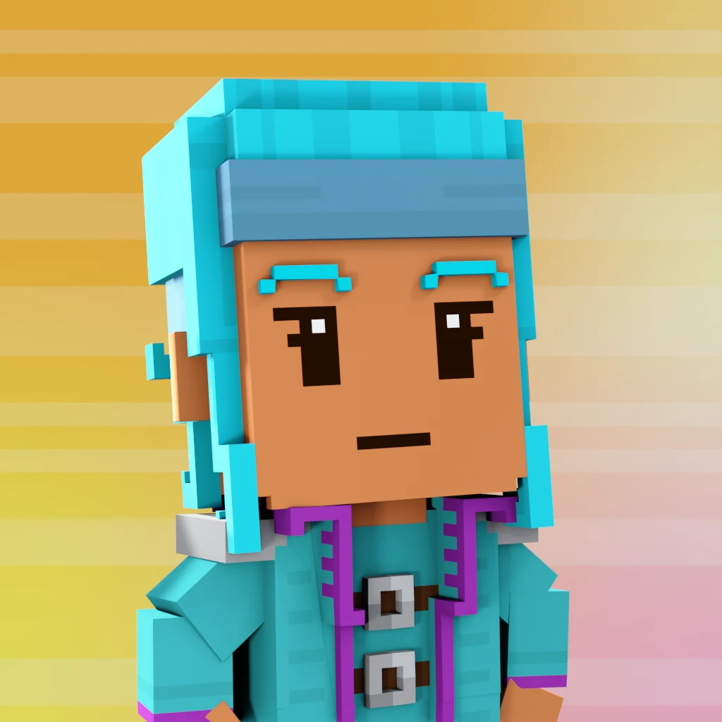 Pirate #3228 voxel render