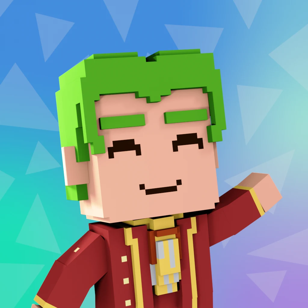 Pirate #3231 voxel render