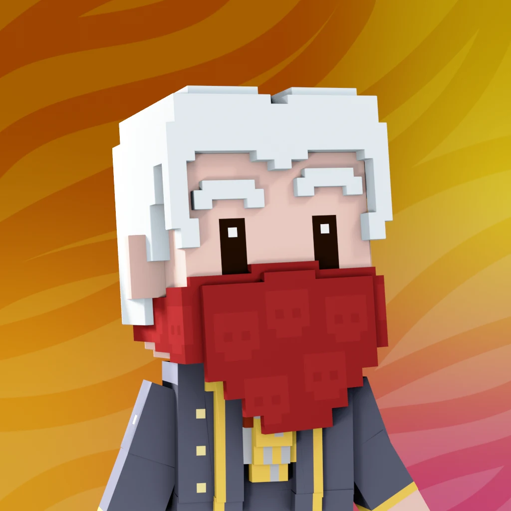 Pirate #3233 voxel render