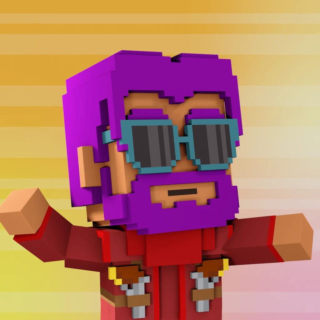 Pirate #3234 voxel render