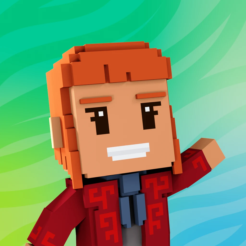 Pirate #3236 voxel render