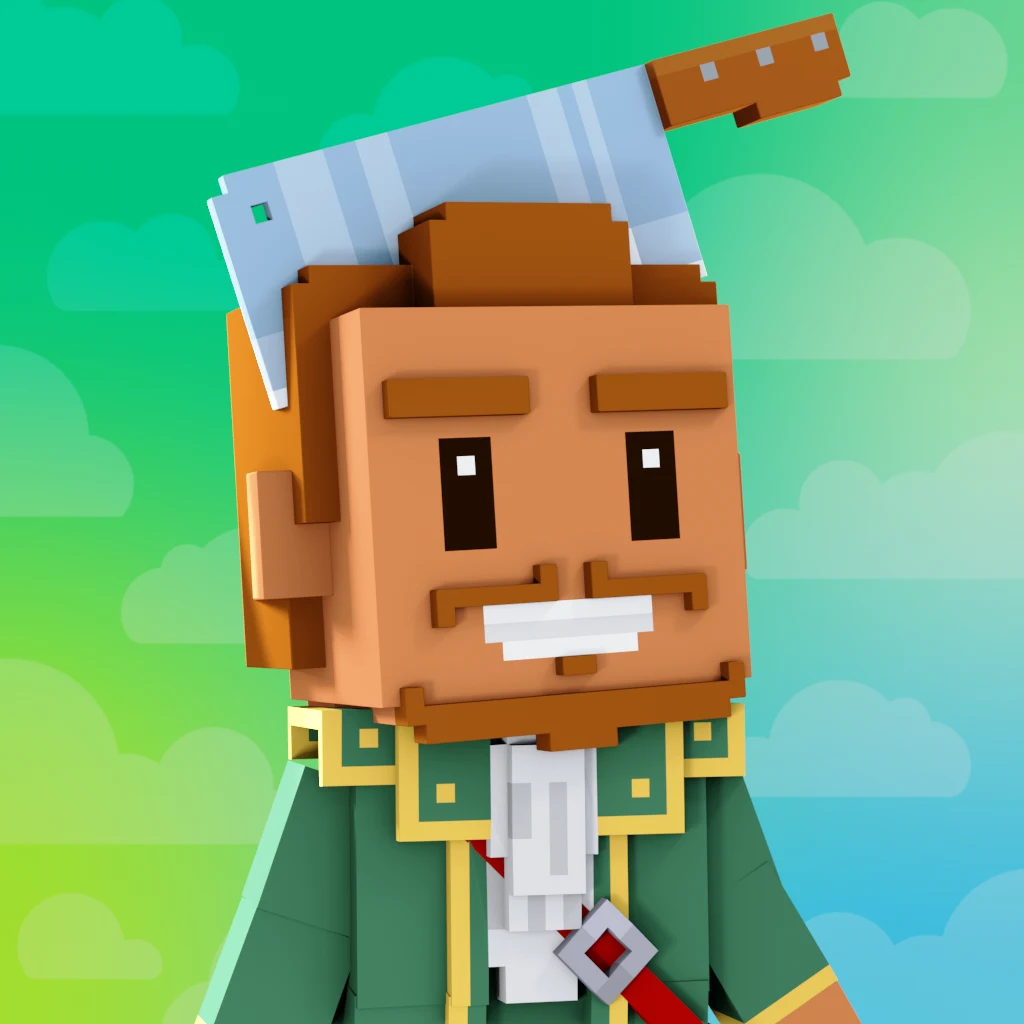 Pirate #3239 voxel render