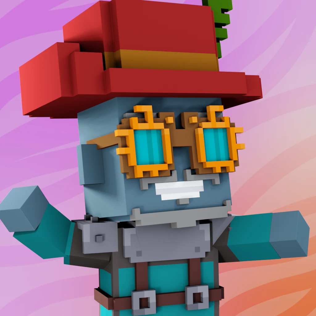 Pirate #324 voxel render